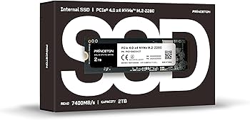 Amazon | プリンストン 内蔵 SSD 2TB PCIe Gen 4.0 x4 NVMe 連続